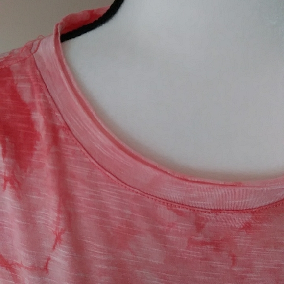 NWT Arizona Tie Dye Short Sleeve Top M Crabapple - Picture 7 of 14